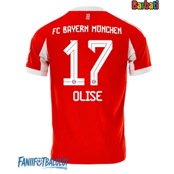 Bayern Munich Michael Olise #17 Tricou Fotbal Replică 2025-26 Barbati Acasa